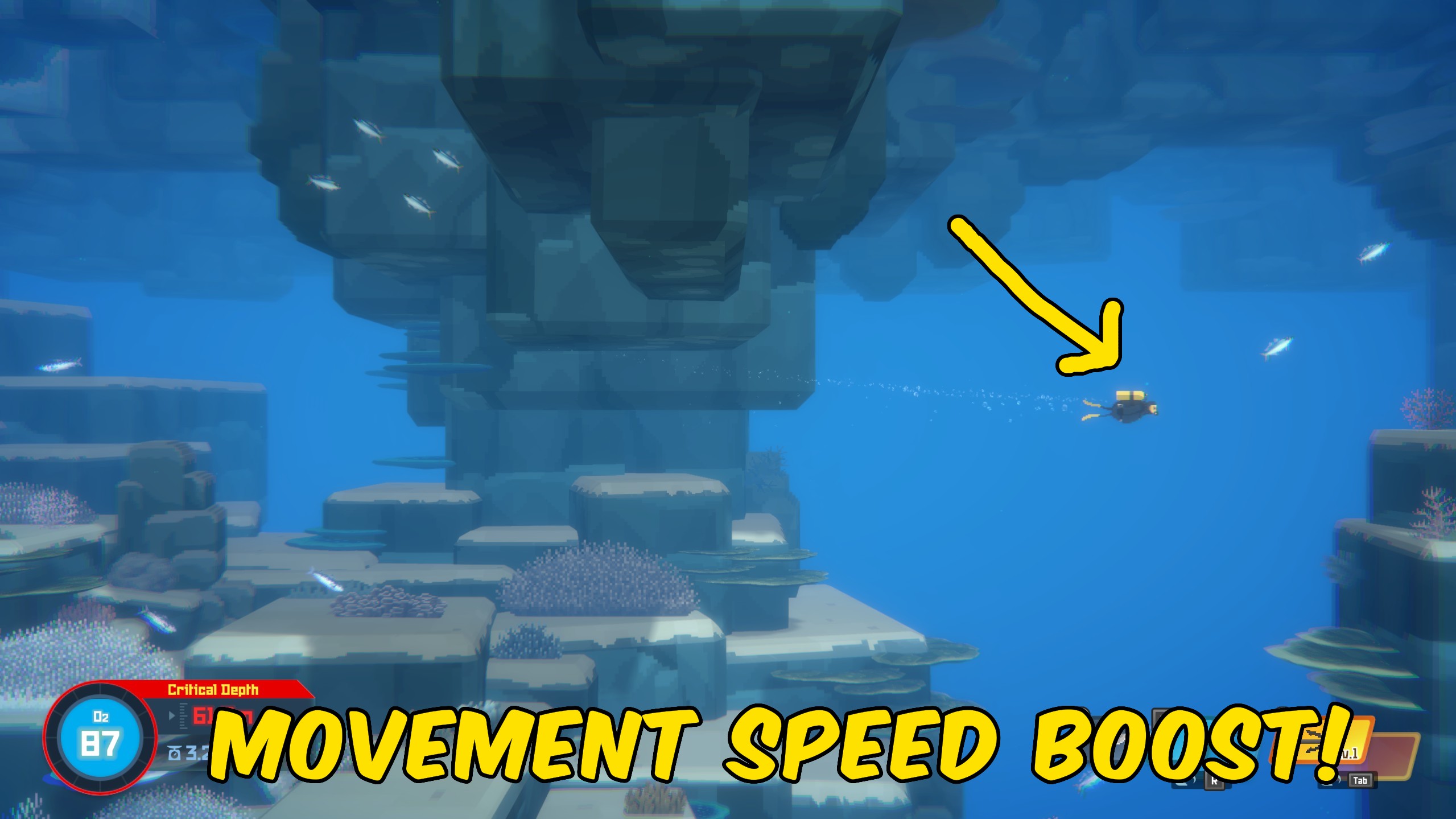 DAVE THE DIVER — Dolphin Dash (Fast Swim)